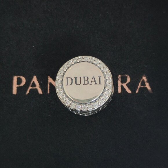 Pandora Burj Khalifa Dubai Bead Charm Bracelet Pendant S925 Silver with box - Picture 2 of 7